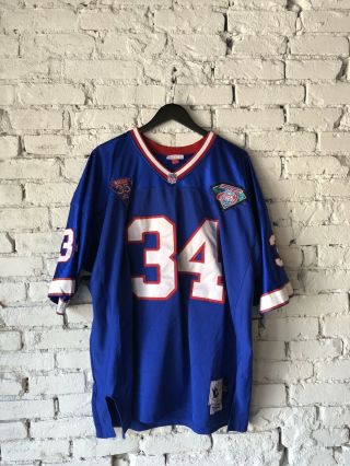 Mens Mitchell & Ness 1994 Buffalo Bills Thurman Thomas Football Jersey Size 3xl