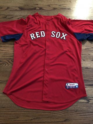 Boston Red Sox Robert Coello Game Issued Bp Jersey Mlb Authenticated