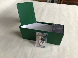 Green Large Capacity Mj Roop Graded Card Boxes - Holds Up To 52 Graded Cards