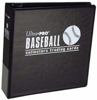 Ultra Pro 3 Inch Baseball Album Blue Black Card Albumblack D Ring Binder Box
