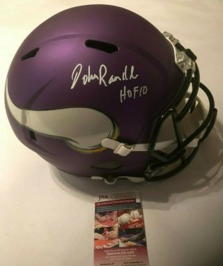 John Randle Autographed Full Size Minnesota Vikings Speed Helmet Hof 10 Jsa