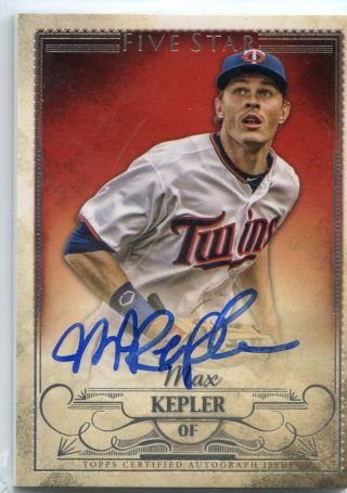 2016 Topps Five Star Auto Max Kepler Twins