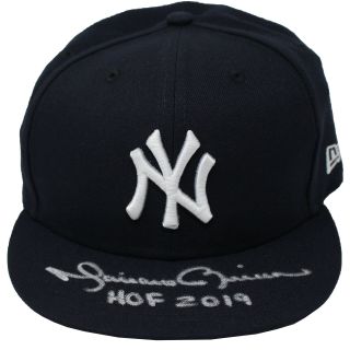 Mariano Rivera Signed York Yankees Fitted Cap W/ " Hof 2019 " Insc