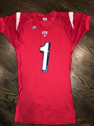Game Worn Cornell Big Red Football Jersey Russell 1 Size M