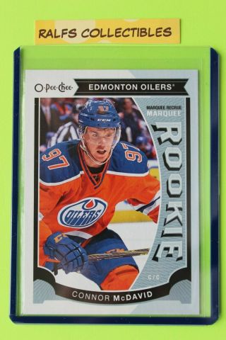 2015 - 16 Opc Marquee Rookie Card Connor Mcdavid U11 Edmonton Oilers