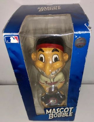 2007 Forever Collectible 1948 Style Chief Wahoo Bobblehead Mascot Open Box