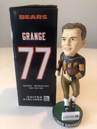 Chicago Bears Red Grange 77 Commemorative Bobblehead 100 8/8/2019