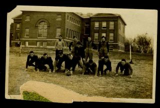 1914? Postcard Cameron Missouri Football