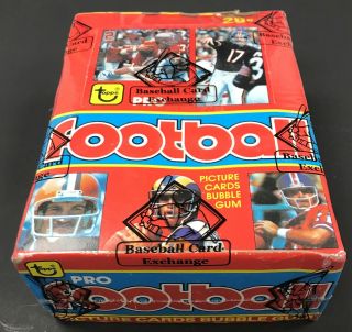 1979 Topps Football Wax Box Bbce Authenticated
