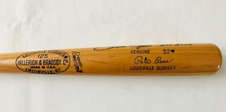 Pete Rose Signed Louisville Slugger Hillerich & Bradsby 125 S2 Game Model Bat