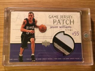99 - 00 Upper Deck Game Jersey Patch 4 Colors Jason Williams 1:7500