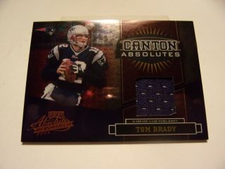 Tom Brady 2004 Donruss Playoff Ca - 24 Game Worn Jersey Card 088/100
