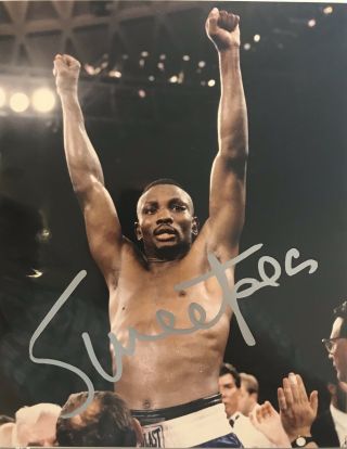 Pernell “sweetpea” Whitaker Sign 8x10 With Certificate Of Authentication.