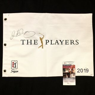 Rory Mcilroy Signed 2019 The Players At Sawgrass Golf Pin Flag Jsa Dd62415