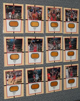 1999 Upper Deck Michael Jordan Mjs Final Game Floor Regular Size Complete Set