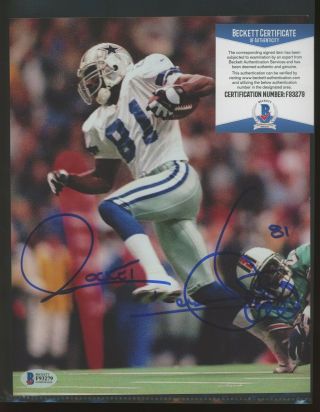 Rocket Ismail Dallas Cowboys Signed 8x10 Photo Auto Autograph Bas Bgs