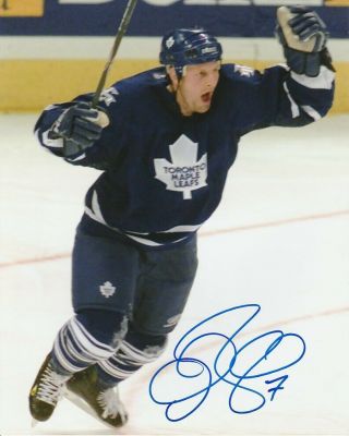 Gary Roberts Signed Toronto Maple Leafs 8x10 Photo 1 Autograph