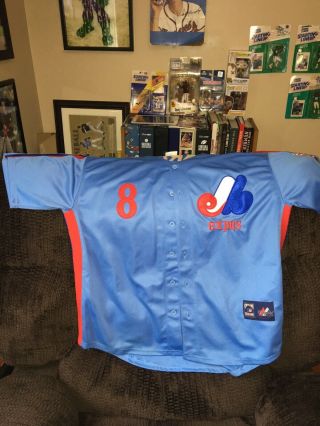 Gary Carter Size Xl Montreal Expos Away Stitched Jersey