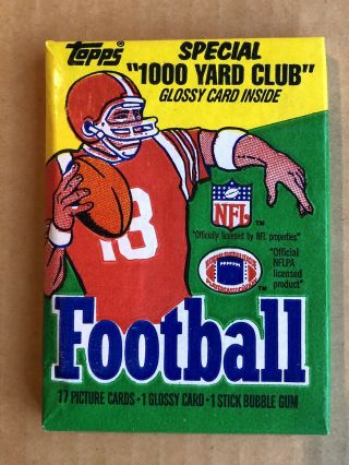 1986 Topps Football Wax Pack