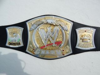 Wwe World Wrestling Championship " Champ " Kids Belt Monday Nite Raw 2010 Mattel