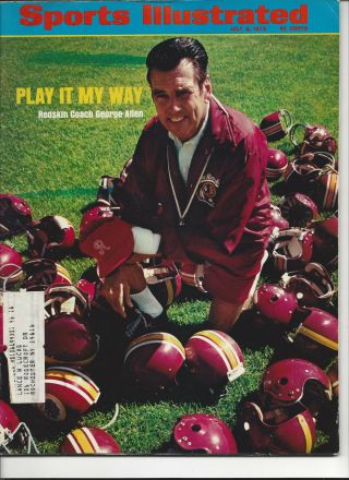 Sports Illustrated July 9 1973 George Allen Washington Redskins