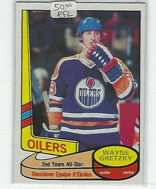 1980/81 O - Pee - Chee Nhl Hockey Card 87 Wayne Gretzky As 80/81 Opc Bv 50.  00