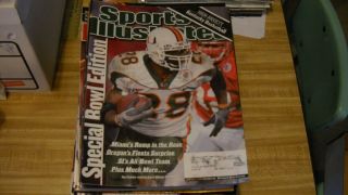Clinton Portis & Miami Hurricanes - Sports Illustrated 1/7/2002