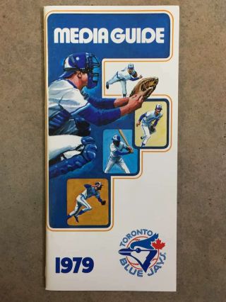 Toronto Blue Jays Mlb Baseball Media Guide Roster 1979 Ex,  /nm