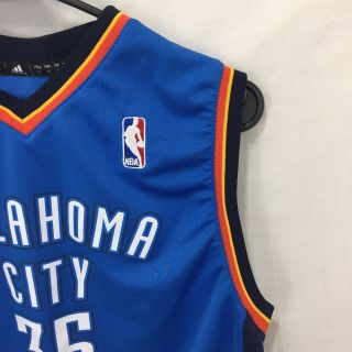 Oklahoma City Thunder Kevin Durant 35 Adidas Youth Large basketball jersey OKC 4
