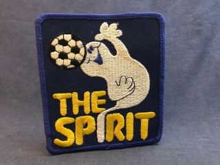 Vintage Football Soccer Patch Pittsburgh The Spirit Ghost Ball 3 3/4 " X 4 1/4 "