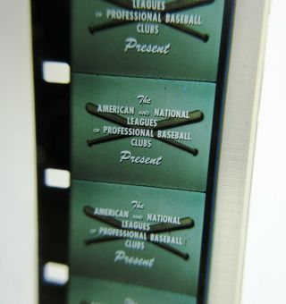 1956 MLB All Star Game on 16mm Color Sound Movie Film / Baseball Motion Pictures 5