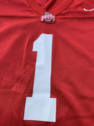 Vintage Nike Team Football College Ohio State Womens Jersey 1 Size M (8 - 10) 3