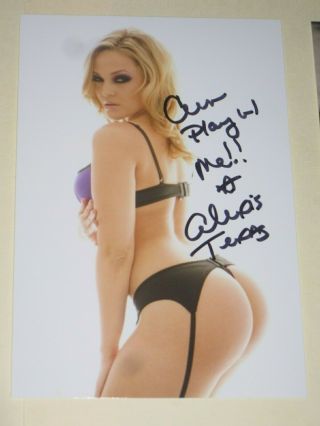 Porn Star Alexis Texas Signed 4x6 Sexy Photo Autograph 1r