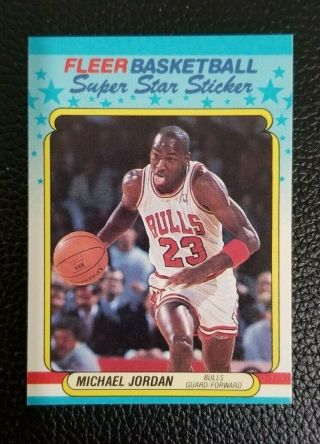 Fleer 1988/89 Michael Jordan,  Sticker Nbr 7