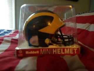 Michigan Wolverines Riddell Mini Football Helmet