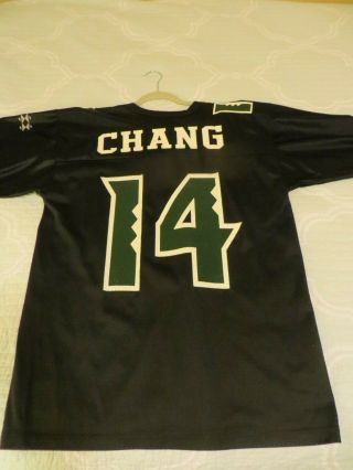 Rare Russell Athletic University of Hawaii 14 Timmy Chang Jersey,  men ' s size L 6