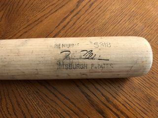 2017 Kevin Newman Game Cracked Louisville Slugger Bat Pittsburgh Pirates