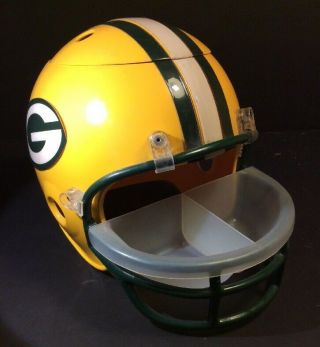 Green Bay Packers Chips And Dips Sunday Party Full Size Football Helmet 2