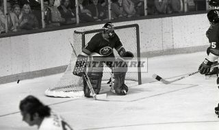 Glenn Resch York Islanders 35 Mm Negative Vintage Goalie Oct 22 1976 S3