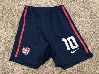 Nike Usa International Soccer Landon Donovan Blue Shorts Size Medium