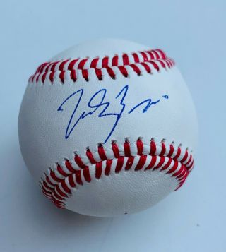 Matt Manning Hand Signed Autograph Baseball Auto Detroit Tigers