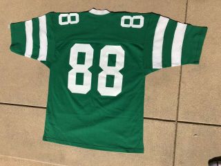 Vintage York Jets 88 Al Toon NFL Football Jersey Sand Knit XL 2