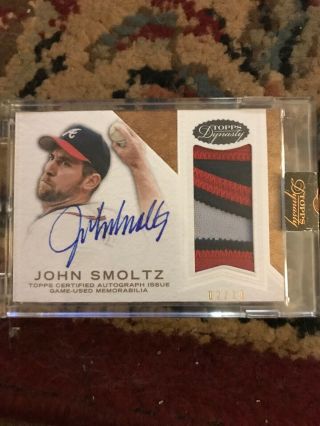 2016 Topps Dynasty John Smoltz Auto Baseball Card