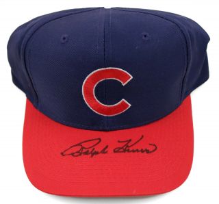 Ralph Kiner (d.  2014) Cubs Hof Signed Mlb Logo 7 Hat - Jsa