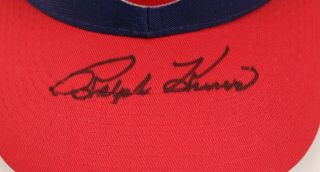 Ralph Kiner (d.  2014) Cubs HOF Signed MLB Logo 7 Hat - JSA 2