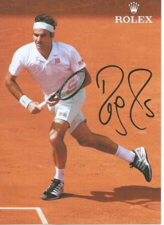Roger Federer Autograph Item