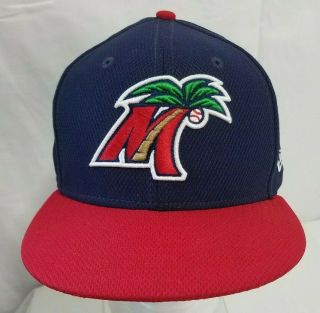 Fort Myers Miracle Era Navy/red On - Field 59fifty Fitted Hat,  7 1/2