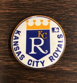 Vintage 1969 Kansas City Royals 2 " Pinback Button Mlb Baseball
