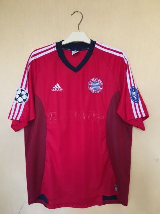 Fc Bayern Munich 2003 Champions League Football Jersey Camiseta Soccer Shirt