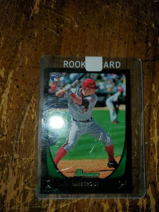 2011 Bowman Draft 101 Mike Trout Angels RC Rookie 2